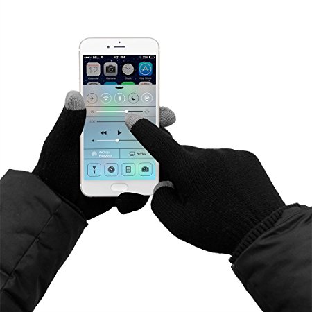Flamaker Touch Screen Gloves, Outdoor anti-cold Gloves, warm winter Gloves Ideal for outdoor smart device use (one pair)