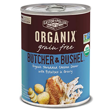 Castor & Pollux Organix Butcher & Bushel Grain Free Organic Canned Dog Food, 12 Count 12.7 Oz