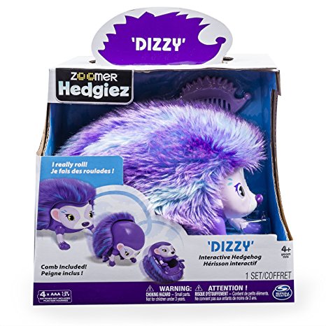 Zoomer Hedgiez, Dizzy, Interactive Hedgehog with Lights, Sounds and Sensors, by Spin Master
