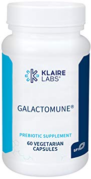 Klaire Labs Galactomune - Prebiotic Beta-Glucan & GOS Immune Support, 60 Capsules