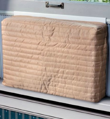 Laminet Cover Indoor Air Conditioner Cover (Beige) (Medium - 15 -17"H x 22 -25"W x 2"D)