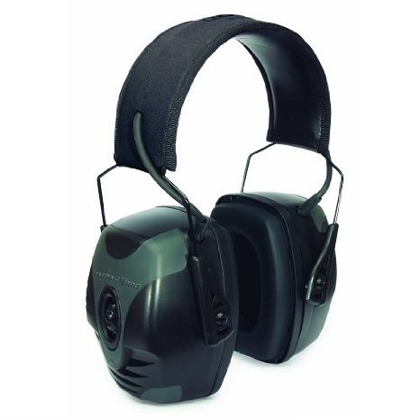 Howard Leight by Honeywell R-01902 Impact Pro Sound Amplification Electronic Earmuff Black