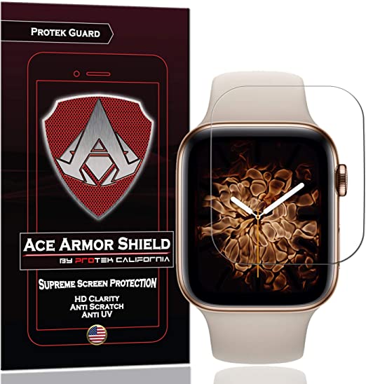 Ace Armor Shield (6 Pack) Premium HD Waterproof Screen Protector compatible for the Apple Watch Series 6 40MM