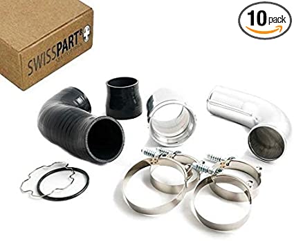 Cold Side Intercooler Pipe & Boot System Upgrade Kit For 2011-2016 6.7L Powerstroke Diesel (oem Replacement)
