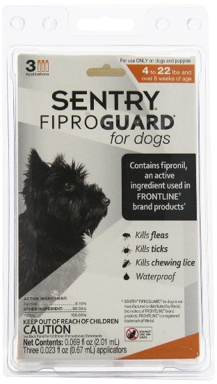 Sentry FiproGuard Topical Flea and Tick for Dogs
