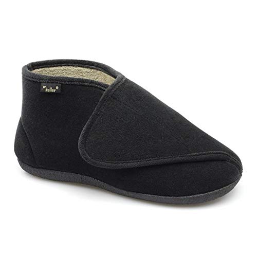 Dr Keller Mens EE Wide Fit Slippers Orthopaedic Diabetic Touch Fastening Slipper Boots 100% Satisfaction Guarantee