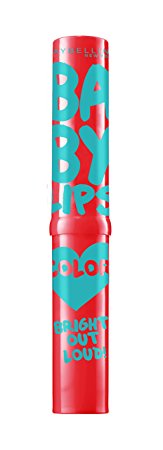 Maybelline New York Bright Out Loud Baby Lips, Vivid Peach, 1.9g