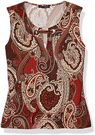 Tommy Hilfiger Women's Gromet Sleeveless-Knit Top