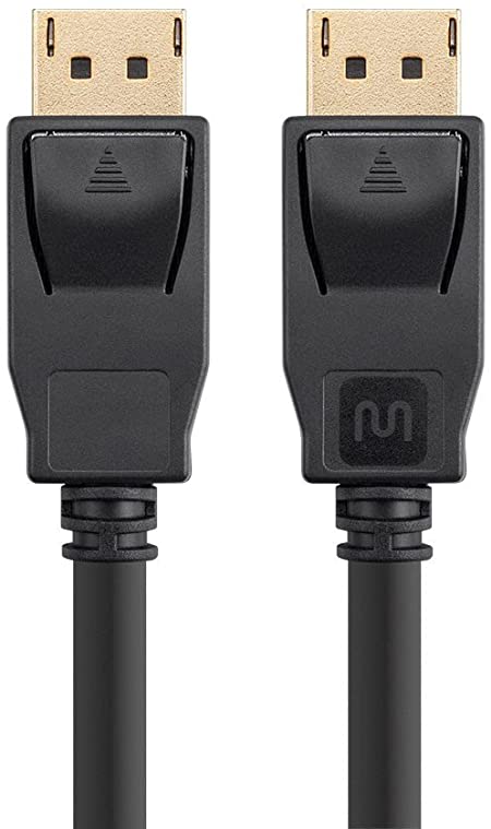 Monoprice DisplayPort 1.2a Cable - 1.5 Feet - Black | Supports Up to 4K Resolution and 3D Video - Select Series