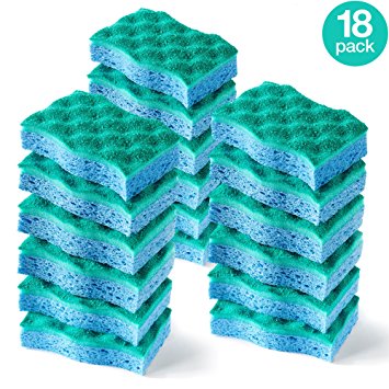 O-Cedar Multi-Use Scrunge Scrub Sponge (Pack of 18)