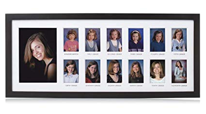 Pearhead School Days Graduation Frame, Celebrate Milestones By Sharing Photos from Kindergarten to Graduation, Great Centerpiece for Graduation Party