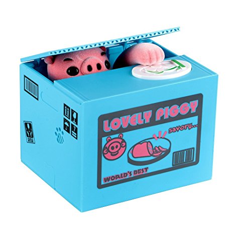Messagee Pig Coin Bank Money Saving Box Piggy Bank Novelty Children Gift