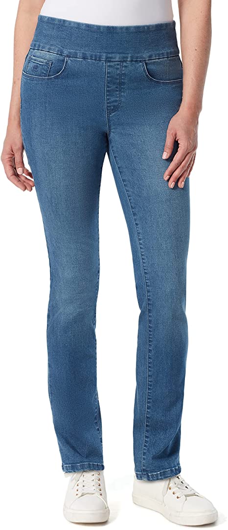 Gloria Vanderbilt Women's Amanda Pull on High Rise Jean