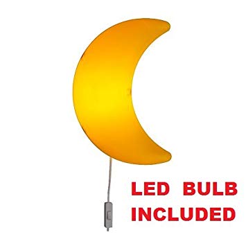 Ikea Moon Wall Lamp LED E12 200 Lumen (Bulb Included) Yellow