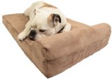 Big Barker Mini - 4 Pillow Top Orthopedic Dog Bed with Headrest for Small and Medium Sized Dogs 20 - 50 Pounds