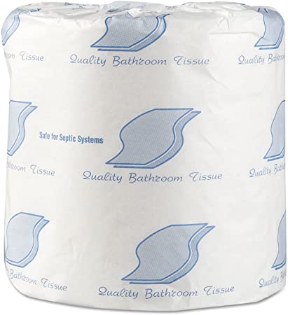GEN 218 Standard Bath Tissue, 1-Ply, 1000 Sheets, 96/Carton