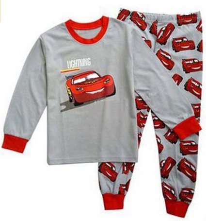 Babygp "red car" boys 2 Piece Pajama 100% Cotton(size:2-7years)