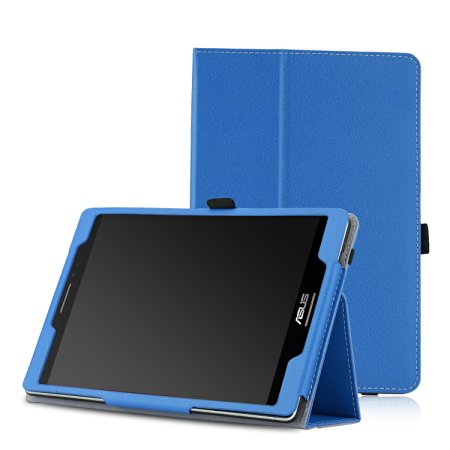 MoKo ASUS ZenPad S 8.0 (Z580C/Z580CA) Case - Slim Folding Cover Case for ASUS ZenPad Z580C/Z580CA S 8.0 inch Tablet, BLUE