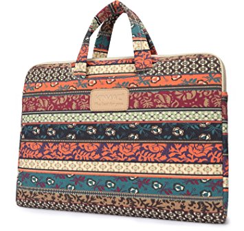 Kinmac New Bohemian Pattern Lightweight 13 Inch Laptop Briefcase Sleeve Bag Case For 11inch 12inch 13 Inch Laptop Macbook 12 Macbook Pro(Air) 13