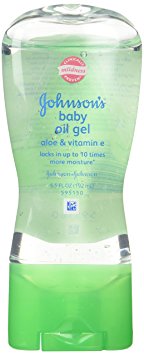 Johnson's Baby Gel Oil with Aloe & Vitamin E, 6.5 Ounces