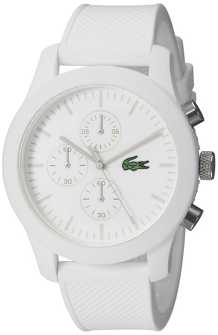 Lacoste Men's 2010823 12.12 Analog Display Quartz White Watch
