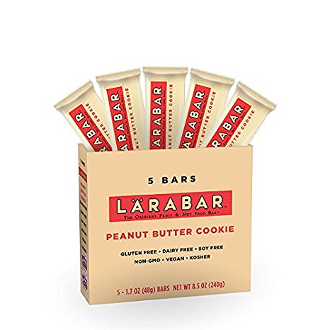 Larabar Gluten Free Snack Bar, Peanut Butter Cookie, 1.7 oz. Bars (5 Count)