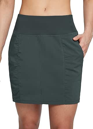 BALEAF Women's Skorts Skirts Hiking Skorts 5 Pockets 16" Golf Skorts Tennis Athletic Quick Dry Skirts UPF 50