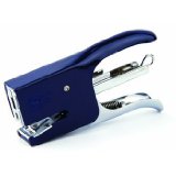 Delta Steel Commercial Mini Plier Stapler 25-30 Sheet Capacity Blue