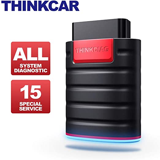 THINKCAR ThinkDiag OBD2 Scanner Bluetooth, Full Systems Diagnostic Bluetooth Car Code Reader. Car Diagnostic Scanner for Bi-Directional, ECU Coding, 16 Special Functions with EPB, TPMS,SRS,SAS, etc.