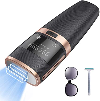 BESTOPE IPL Hair Removal for Women Men,with Ice Mode ICE Cool 990000 Flashes IPL Laser Hair Remover Device Permanent Painless Facial Body Light Hair Remover Hair Treatment Home Use