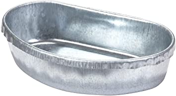 Pet Lodge Rabbit Metal Cage Cup Durable, Mountable Feeding & Watering Bowl for Small Animals (1 Quart) (Item No. ACU5)
