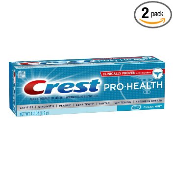 Crest Pro-Health Toothpaste - Clean Mint 4.2 Oz (Pack of 2)