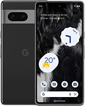 Google Pixel 7 – Unlocked Android 5G Smartphone with wide-angle lens and 24-hour battery – 256GB – Obsidian