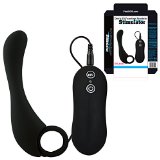 Vibrating Prostate Massager Anal Sex Toy for men - 30 Day No-Risk Money-Back Guarantee