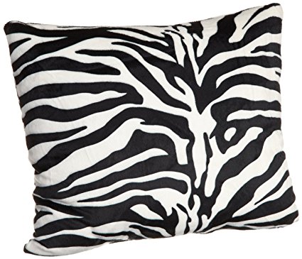 16" Square Zebra Throw Pillow Set of 2 by Arad
