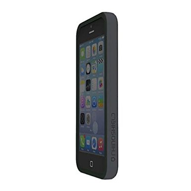 RhinoShield CrashGuard Slim Impact Bumper for iPhone 5/5s/SE, Black (Includes Rear Scratch Protection Shield)