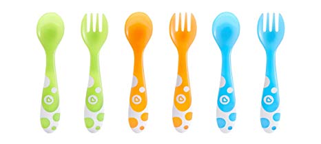 Munchkin 6 Multi Coloured Forks & Spoons