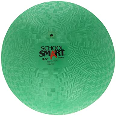 School Smart Playground Ball - 8 1/2 inch - Green - 1293612