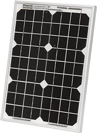 10W Photonic Universe solar panel for motorhome, caravan, boat or any other 12V off-grid system