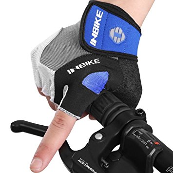 Inbike 5mm Gel Pad Cycling Gloves