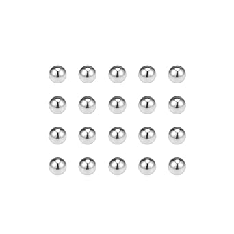 uxcell 8mm Bearing Balls 304 Stainless Steel G100 Precision Balls 50pcs