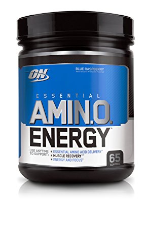 Optimum Nutrition Amino Energy, Blue Raspberry, 65 Servings