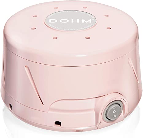 Yogasleep Dohm Classic (Pink) | The Original White Noise Machine | Soothing Natural Sound from a Real Fan | Noise Cancelling, Sleep Therapy, Office Privacy, Travel, for Adults & Baby, 101 Night Trial