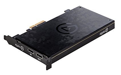 Elgato Game Capture 4K60 Pro, 4K 60fps capture card with ultra-low latency technology for recording PS4 Pro and Xbox One X gameplay, PCIe x4