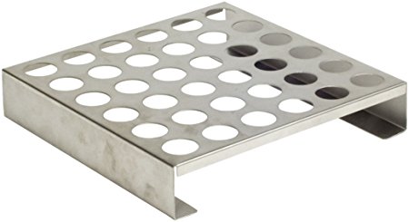 Charcoal Companion CC3100 9-Inch Stainless Steel Pepper Roasting Rack with 36 Holes