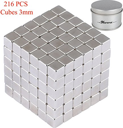 216 PCS Magnetic Cubes Magnet Sculpture Stress Relief for Intelligence Development