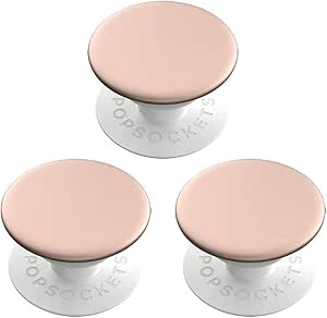 PopSockets PopMinis: Mini Grips for Phones & Tablets (3 Pack) - Aluminum Rose Gold