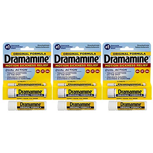 Dramamine Original Formula Motion Sickness Relief | 12 Count