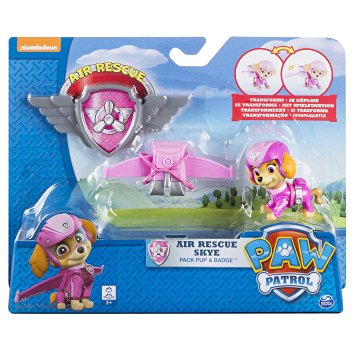 Paw Patrol, Air Rescue Skye, Pup Pack & Badge