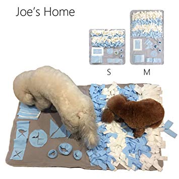 Joe’s Home Dog Snuffle Mat for Small Large Dogs, Dog Nosework Blanket, Dog Toy Mat, Nose Work Mat for Dogs, Dog Play Mat Sniffing Training Pad Fun Mats, Great for Stress Release